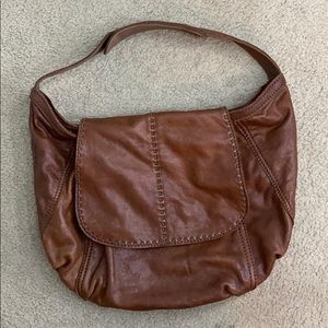 Lucky Brand Italian Leather Hobo Handbag